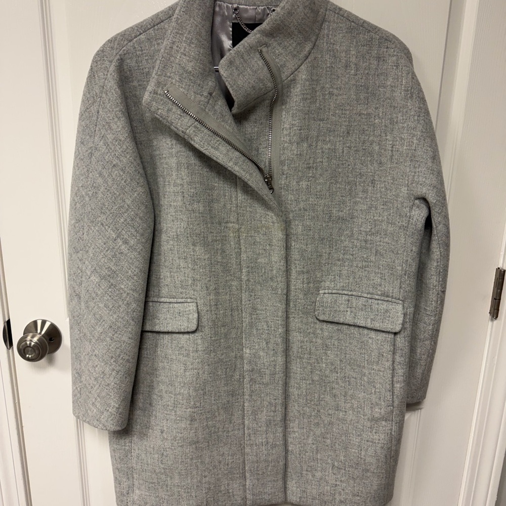 J. Crew Cocoon Coat Italian Wool